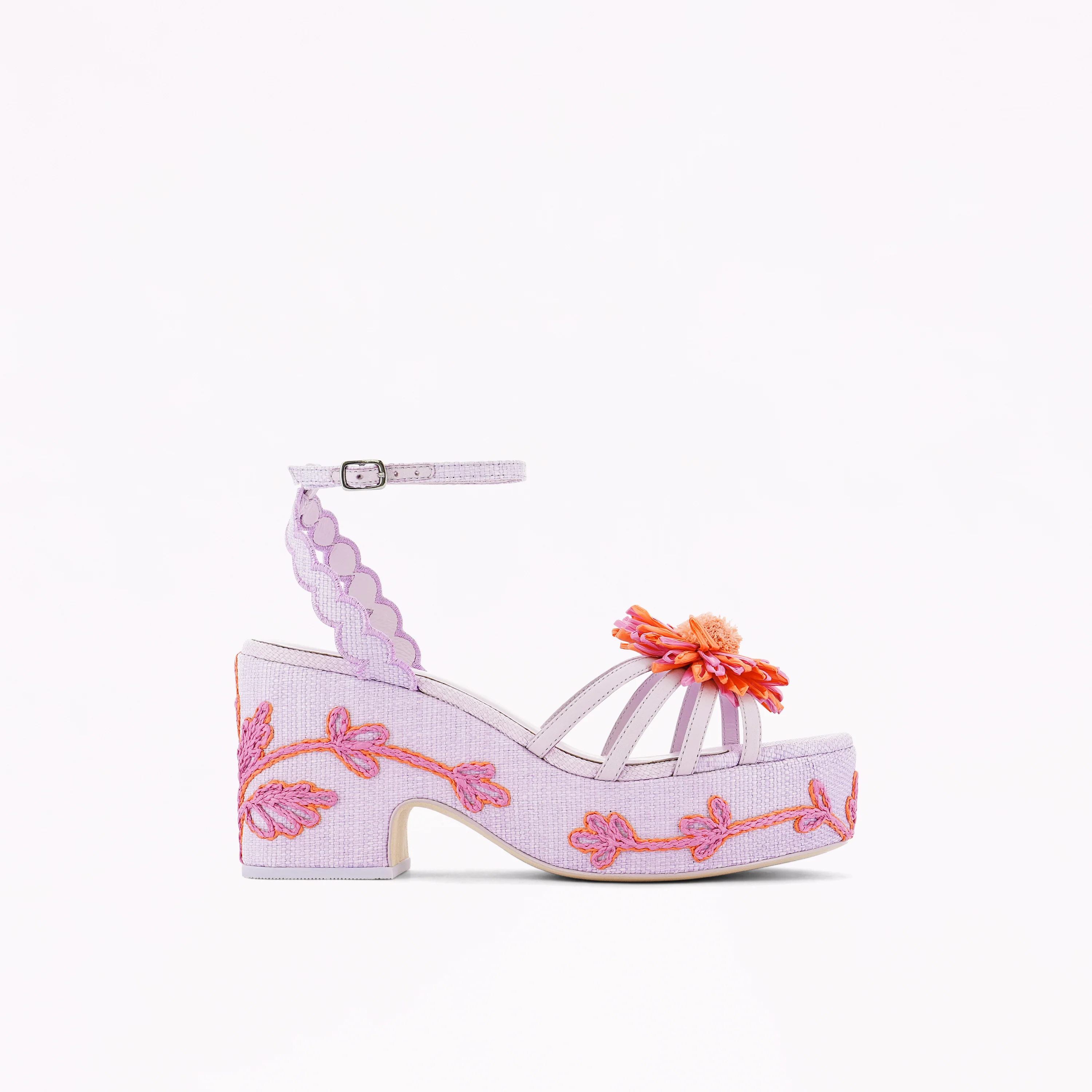 Flower Child Flatform Sandal