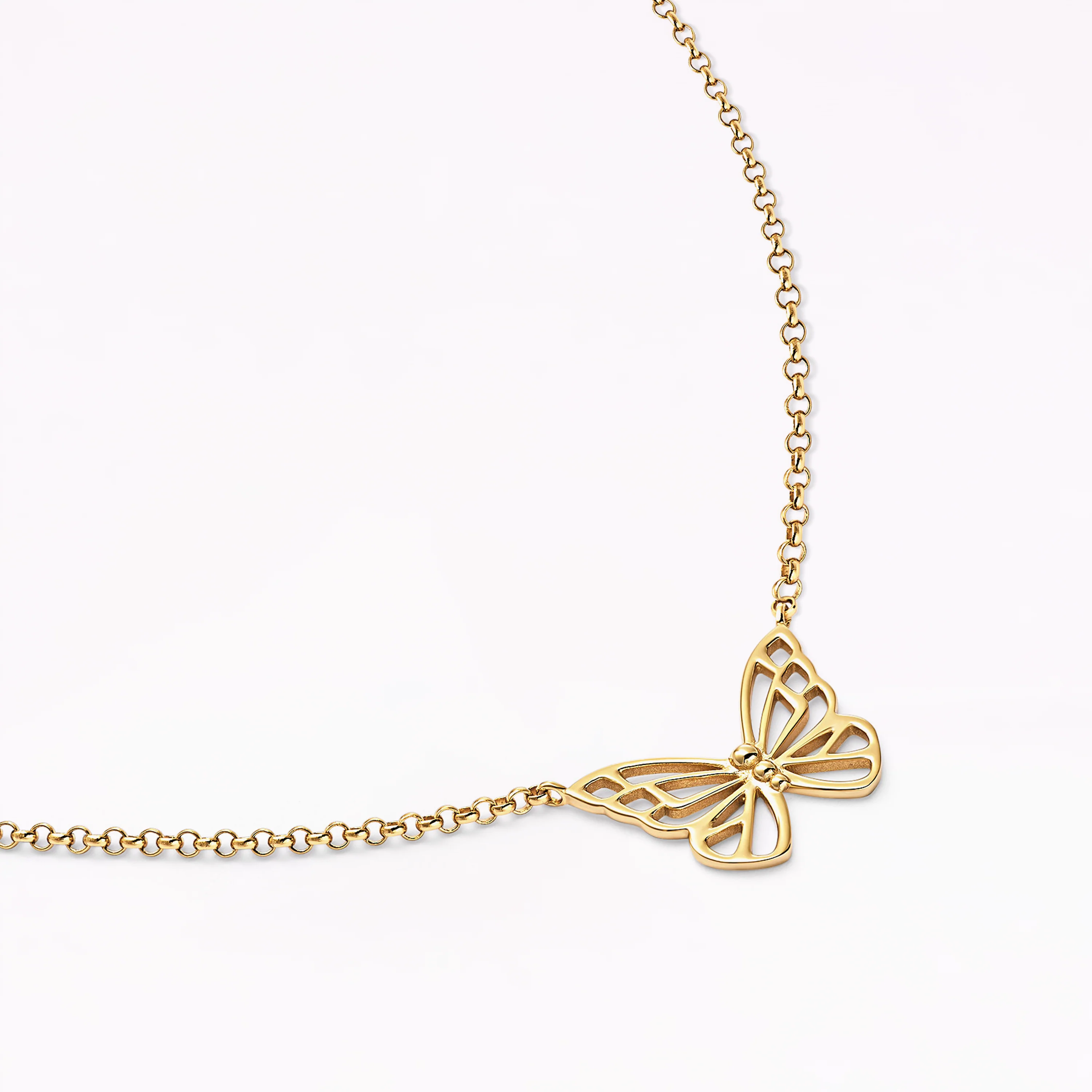 Mariposa Gold Pendant Necklace - Image 3