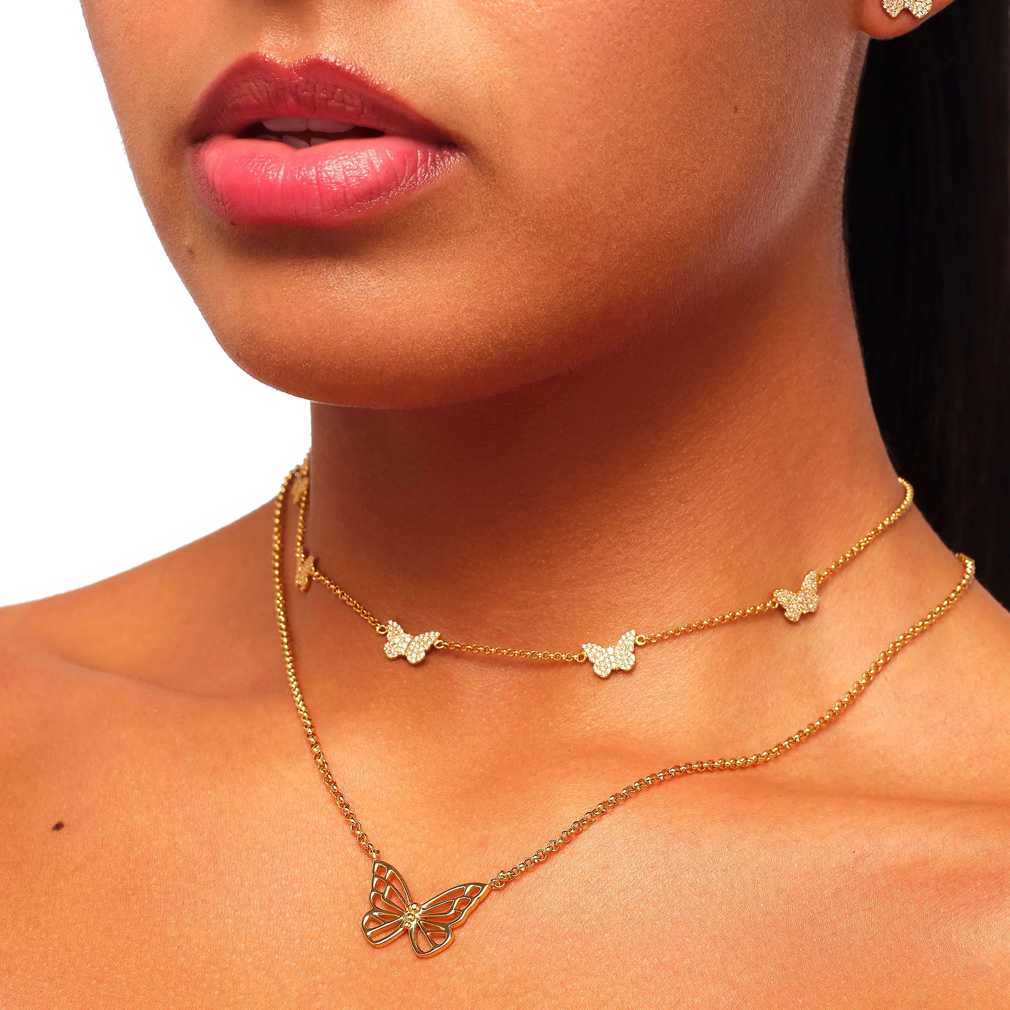 Mariposa Gold Pendant Necklace - Image 4