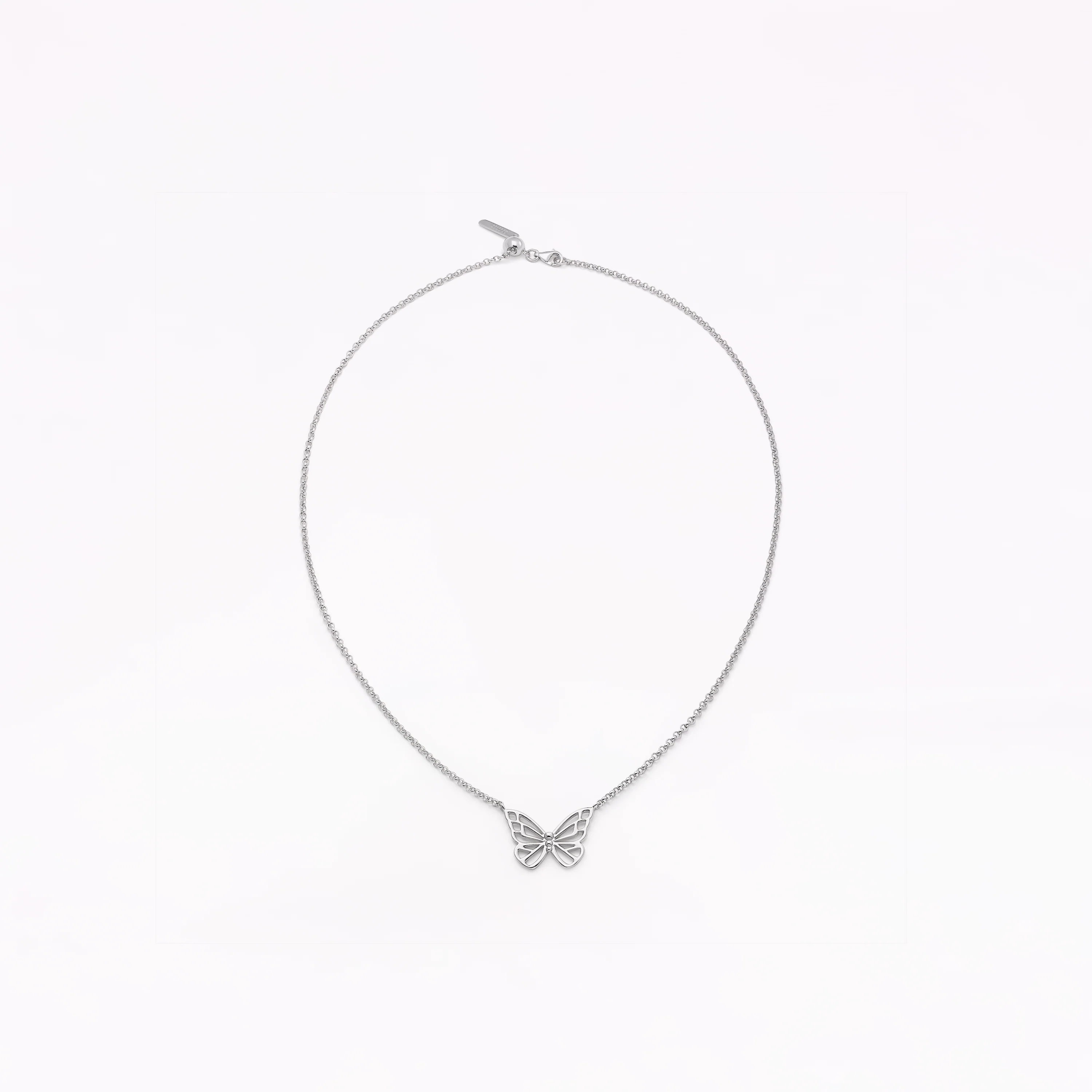 Mariposa Silver Pendant Necklace - Image 3