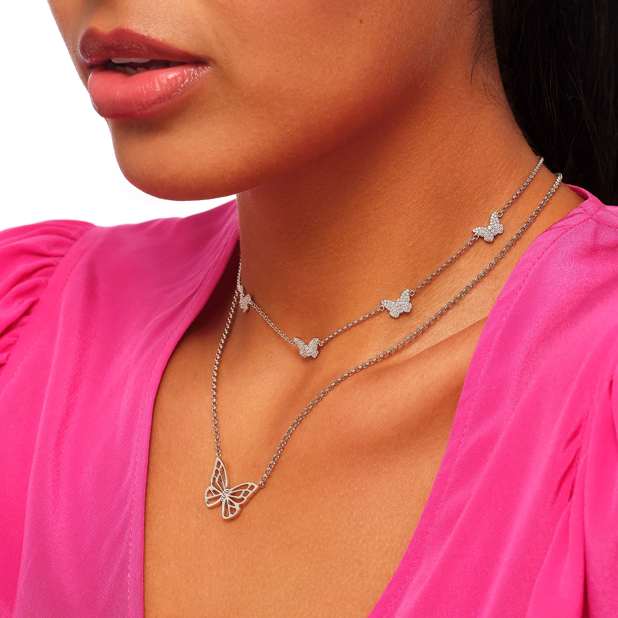 Mariposa Silver Pendant Necklace - Image 5