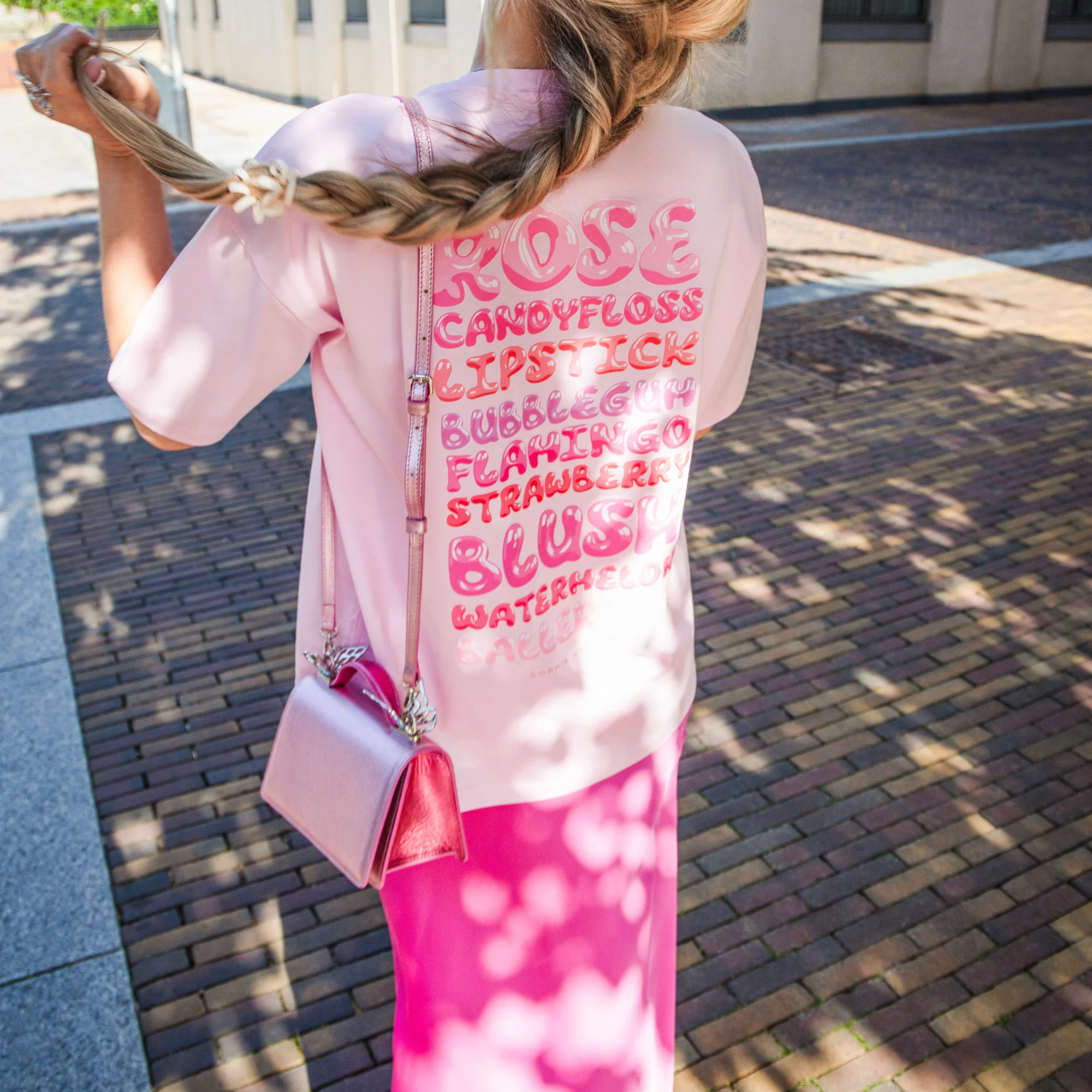 Shades Of Pink Oversized T-Shirt - Image 4